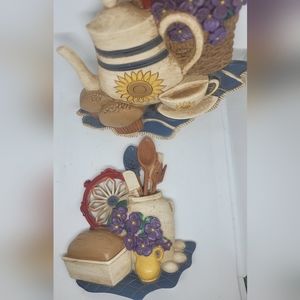 Vintage Home Interior, Home Interior decor, wall plaques, kitchen decor Home dec